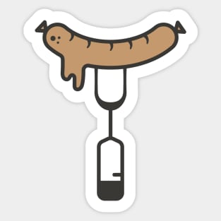 BBQ Sausage Sticker